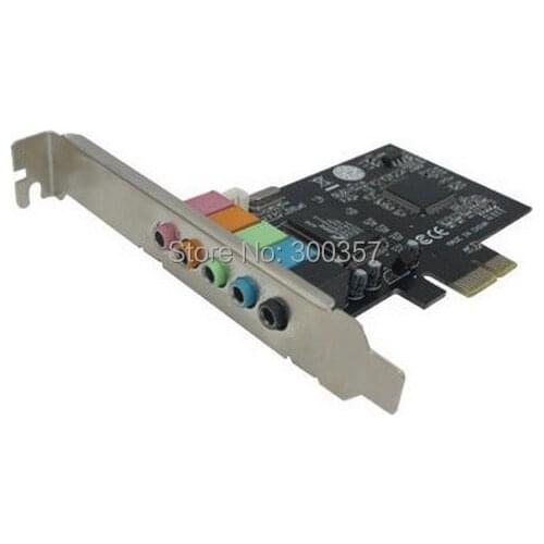 New PCI Express PCI-E 5.1 channels CMI8738 Audio Sound Card support win7 win8