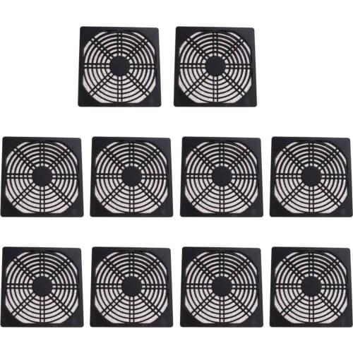 10Pcs Computer PC Dustproof Cooler Fan Case Cover Dust Filter Mesh 12cm