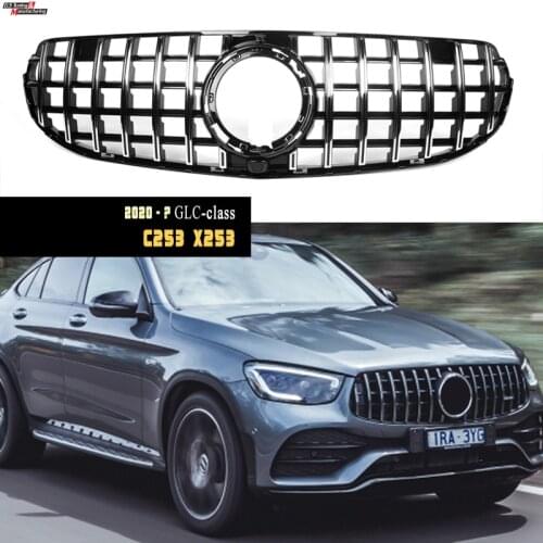 2020 GLC63 Style Grille for Mercedes 2020 Facelifted Non-GLC63 GLC-class 2-Box SUV (X263) & GLC Coupe (C253)