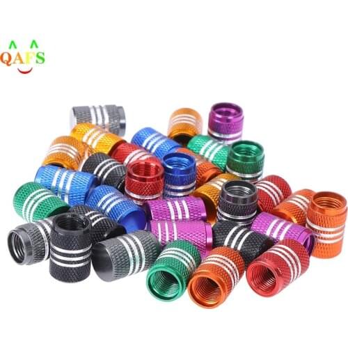 4PCs Car Truck Bike Tire Wheel Rims Stem Air Valve Caps Tyre Cover Aluminum Tire Tyre Wheel Valve Stems Cap