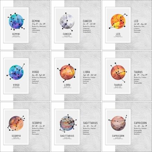 AZQSD 5D Diamond Painting Constellaion Handicraft Diamond Embroidery Landscape Mosaic Full Kits Needlework Home Decoration