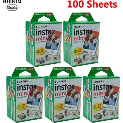 10 - 100 Sheets Fujifilm Instax Mini White Film Instant Photo Paper For Instax Mini 8 9 7s 9 70 25 50s 90 Camera SP-1 2 camera