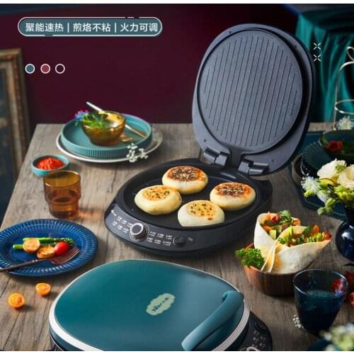 Household double-sided heating non-stick large increase deepens electric baking pan J03