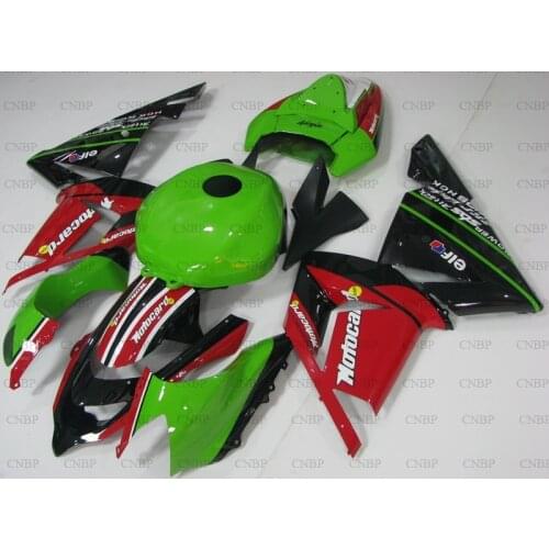 For Kawasaki ZX10r 2004 - 2005 Fairing Kits for Kawasaki ZX10r 2004 Fairing ZX-10r 2004 Green Black Red Abs Fairing