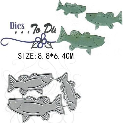 Sirius Fish swimming in the water Metal Cutting Dies DIY Scrapbooking Embossing Craft Die dies scrapbooking nouveau arrivage2021
