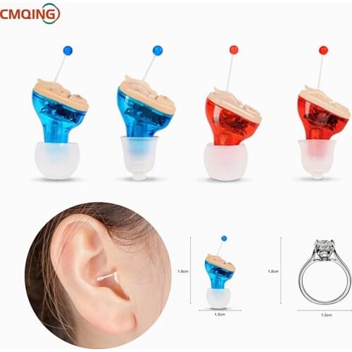 CIC Mini Hearing Aids Audifonos Inner Ear 8 Channels Hearing Device Digital Adjustable Sound Amplifier Micro Wireless Ear Aid