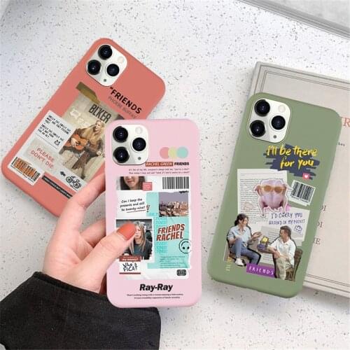 Fashion TV Show Friends Phone Case for Iphone 11 Pro 12 XS Max X XR SE20 8 7 6Plus Label Soft Silcone Cover Central Park Coque