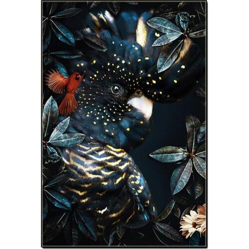 Lion Tiger Elephant Elk Orangutan Animal Flower Printed Canvas 11CT Cross Stitch Kit Embroidery DMC Threads Design