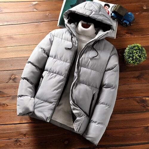 New Winter Jacket Men Warm Thick Waterproof Jacket Parkas Men Hooded Solid Casual Brand Fashion Cotton-Padded Coat Outwear 4XL