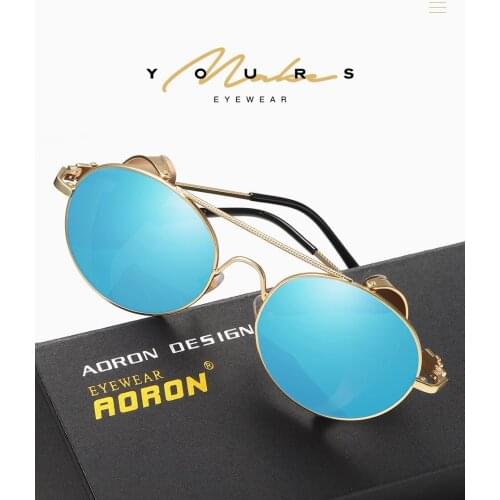 New fashion sunglasses men and women personality frame color film sunglasses Driving mirror 77301
