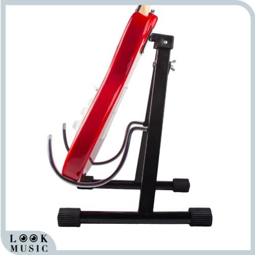 Guitar Stand A-Frame Universal Folding Instrument Stand for Acoustic Electric Bass Guitar Cello Ukelele Violin