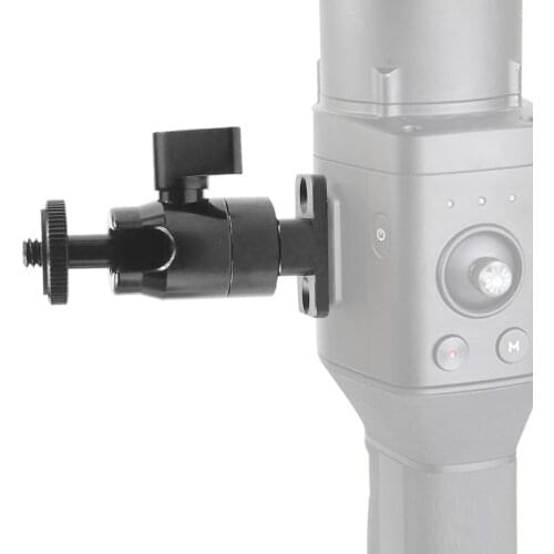 Portable Mini Ball Head Adapter 1/4" Screws with Lock Wrench for Gopro Phone Monitor Light DSLR Cameras Mount for DJI RONIN S