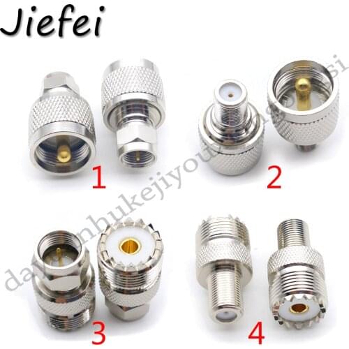RF coaxial coax adapter UHF PL259 SO239 Male / Female to type F Male / Female connector Jack fast ship