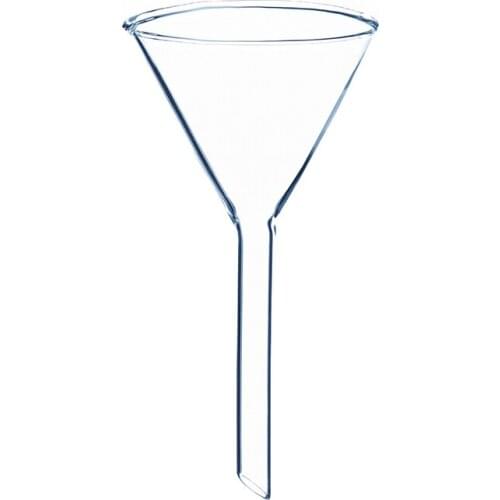 Glass hopper 60mm diameter Triangle funnel Cone funnel Chemical funnel