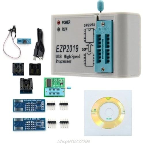 EZP2019 High Speed USB SPI Programmer Fast Read Support 32M Flash Memory 24 25 93 EEPROM Flash Bios Chips O30 20 Dropshipping