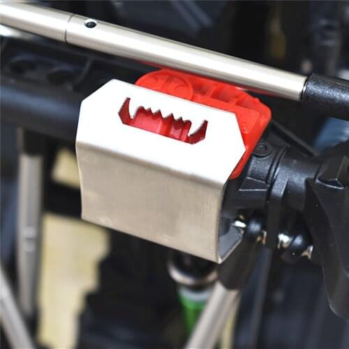 1 pair Front Rear Gearbox Bottom Bezel Plate Armor for Axial SCX10 III Wrangler RC Car Parts Accessories