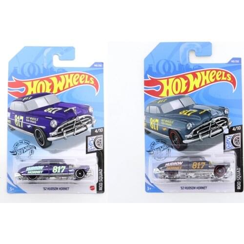 2020-140 Original Hot Wheels Mini Alloy Coupe 52 HUDSON HORNET 1/64 Metal Diecast Model Car Kids Toys Gift
