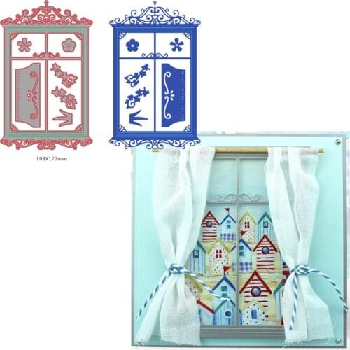 7 Die Cuts Included Fancy Window Die Cuts For Cards Making Delicate Window dies scrapbooking metal cutting dies new 2019