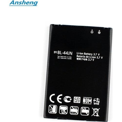 Ansheng High Quality BL-44JN battery for LG Optimus Zone E400 Optimus L3 E400 L5 E612 EAC61679601 P970 E510 LGE510 P690 E730