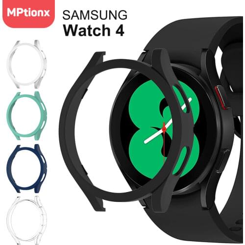 Watch Cover for Samsung Galaxy Watch 4 40mm 44mm,PC Matte Case All-Around Protective Bumper Shell for Galaxy Watch4