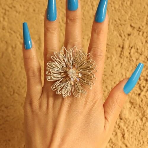 EDYZDSJDY Rings With Crystals