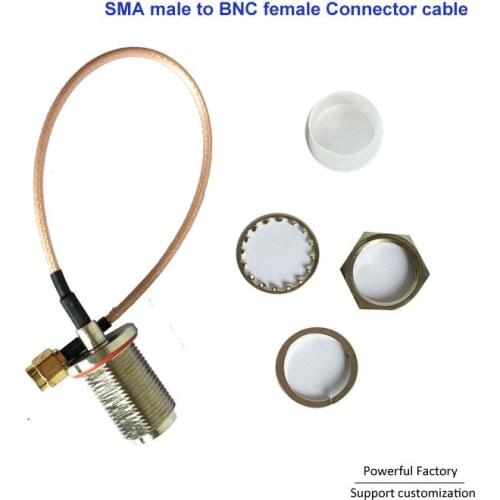High Frequency SMA to BNC wifi cable Extender RF316 Antenna Adapter 1PCS