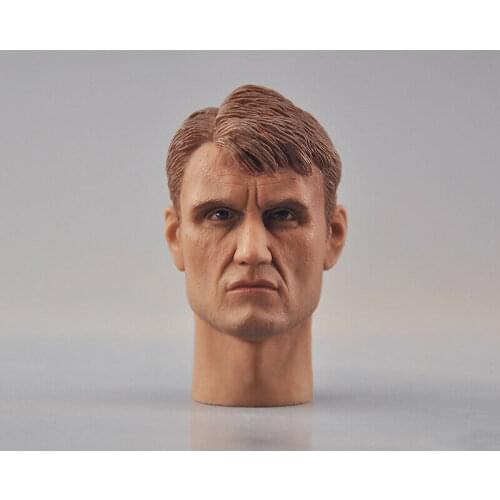 1/6 Scale Trendy Soldier Head Sculpture Model for 12" Male Action Figure