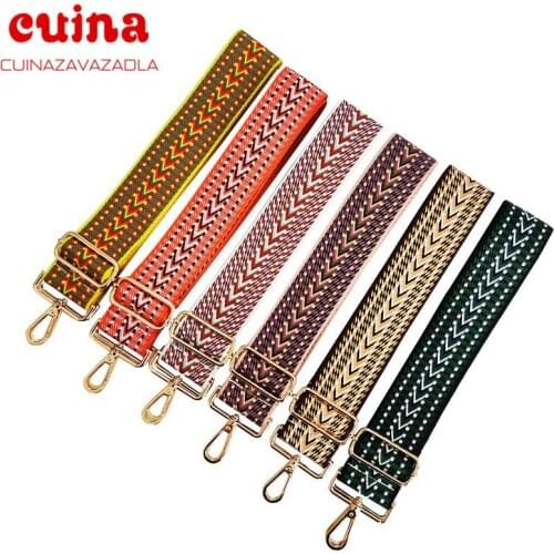 Fashion Straps For Crossbody Adjustable Bag Accessories Belt For Bag Accessories Handbag Belt Wide Nylon Shoulder Bag Straps