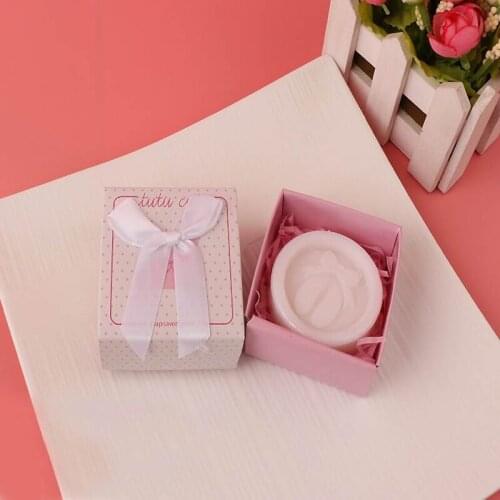 20pcs/lot Solid Color Baby Shower Gift Perfume Soap Scented Wedding Party Favor Anniversary Present for Guests Friends Relatives