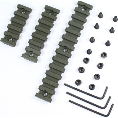 Picatinny Weaver Rail 5 7 13 Slot 2" 3" 5" Mount-Rail Rail-Adapter Scope-Mounts Hunting-Accessories Handguard for 3 Sizes