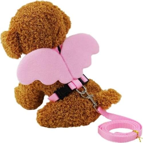 Cute Dog Vest Style Braces, Nylon Pet Jacket, Cute Little Wing Pet Supplies Dog accessories with adjustable length