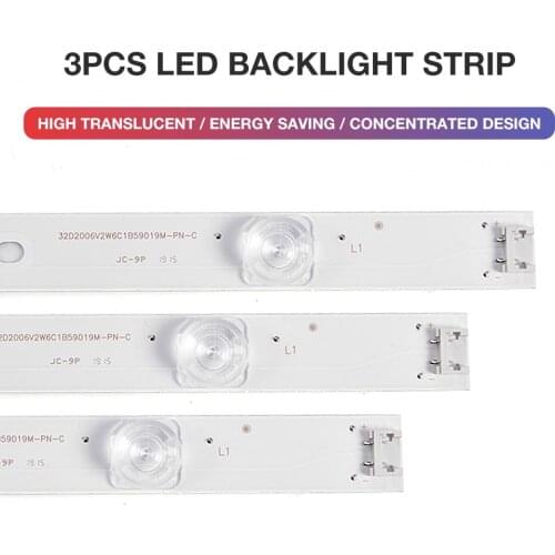 3PCS LED Back Light Strip For 32 Inch LG LCD TV Innotek Drt 3.0 TV Bright Aluminum Substrate Quick Heat Dissipation Lamp
