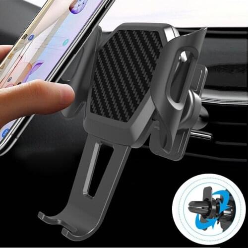 Universal Car Holder Air Outlet Phone Holder For 3-6 inch Mobile Phone GPS Navigation Smartphone Support Mount For Android IOS