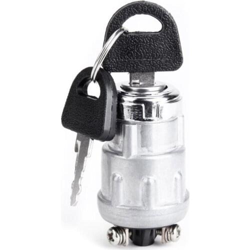 12V Universal Ignition Starter Switch with Cover Car Marine Motorcycle 2 Keys