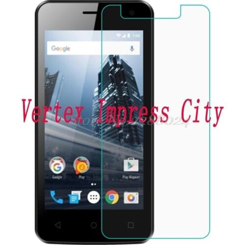Tempered Glass for Vertex Impress City 9H Explosion-proof Protective Film Screen Protector cover phone