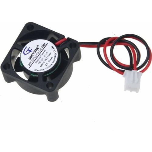 Gdstime 2 pcs Micro 2510 25x25x10mm 2510s 25mm 5V DC Brushless Cooling Fan Cooler