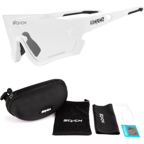 Photochromic 1 Lens Glasses Road Bike Cycling Sunglasses Bicycle MTB Goggle Sport Outdoor Driving Fishing Eyewear Anti-Glare