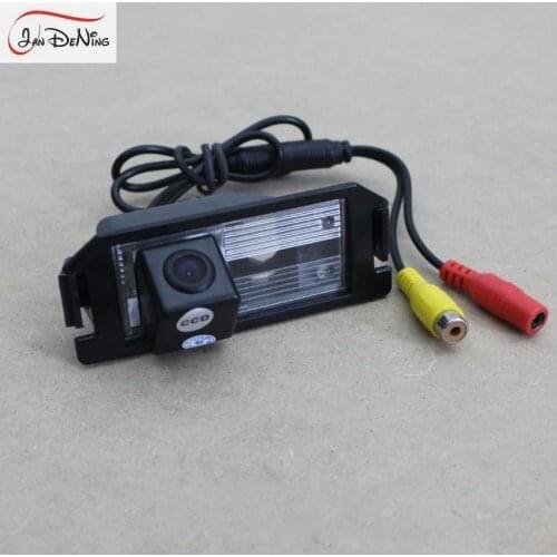 JanDeNing CCD Car Rear View Parking/Backup Reverse Camera/Waterproof License Plate Light OEM For Hyundai Genesis Coupe 2008-2013