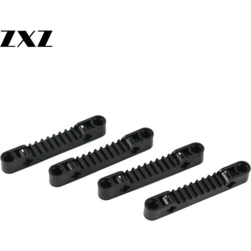 10pcs Building Blocks MOC Technic Parts Technic Gear Rack 1 x 7 with Axle and Pin Hole Technic 87761 Car Accessory for Kids Toys