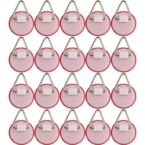 Invisible Adhesive Plate er Vertical Plate Holders for Plate Pictures Wall Art Decor Supplies, 2.2cm (20 Pieces)