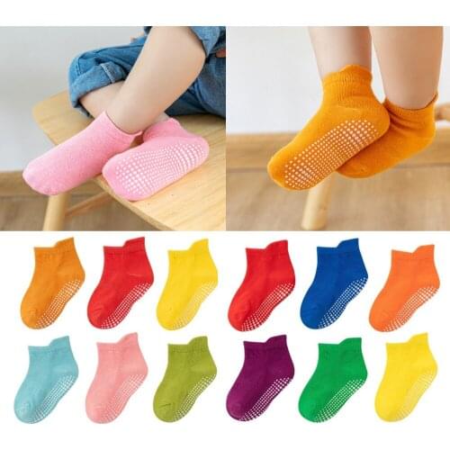 6Pairs/lot Baby Girls Boys Socks Spring Summer Socks Childrens Socks Boys Pure Cotton Socks 1-3 Years