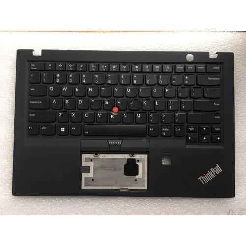 New Original laptop Lenovo ThinkPad X1 Carbon 5th Gen Palmrest cover with US Backlit Backlight Keyboard 01LX508 01LX548 01HY027