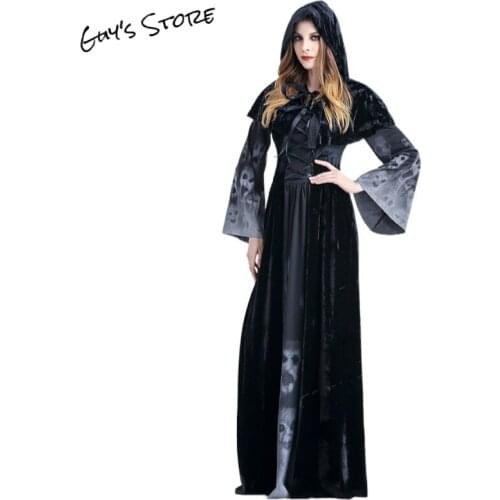 New womens Halloween costumes, zombie vampire costumes, party uniforms, scary witch costumes