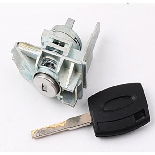 New Auto Car Ignition Key Left Lock Cylinder Whole Car Anti-theft Lock Cylinder with 1 Key for Ford Focus
