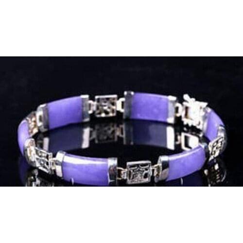 Charming Natural Alexandrite Chain Jewelry Bracelet 7.5" AAA