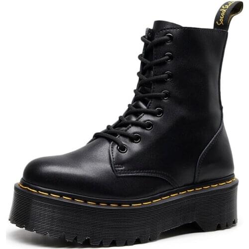 Plush Cowhide Chelsea Warm Winter Boots Women Thick-soled Zipper Plus Size 41 Fashion Womens Shoes