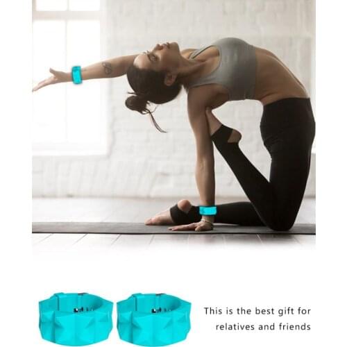 Durable Weighted Bracelet Adjustable Washable Weight Strap Wristband For Fitness Exercise Walking Jogging Yoga Gym