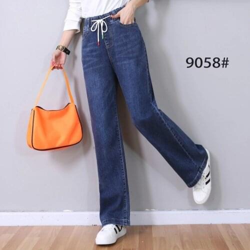 Py2262 2020 spring summer autumn new women fashion casual Denim Pants woman female OL baggy jeans women