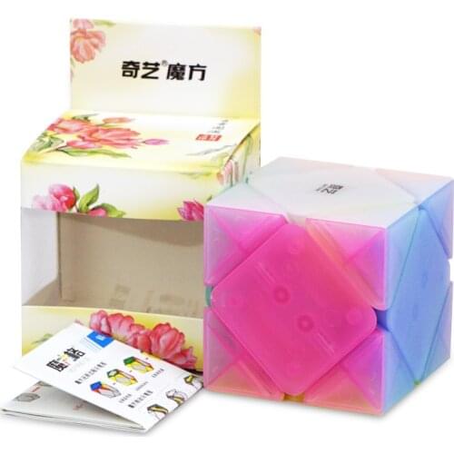 QiYi Skew Cubo Magico 56*56*56mm Puzzle Children Exercise Brain Toy Professional Game Speed Game Cube Gift Beautiful Magic Cube