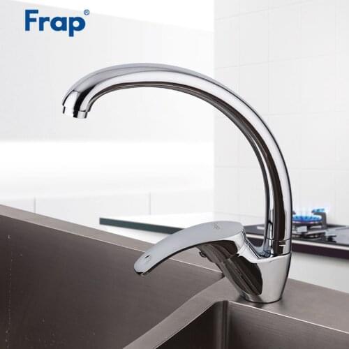 FRAP Kitchen Faucet single handle kitchen sink faucet mixer taps saving water cold and hot water mixer taps simple sink tapware